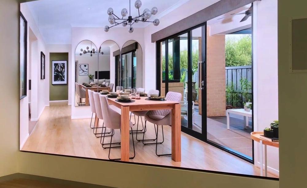 Real MicroLED showroom wall operating in a bright interior
