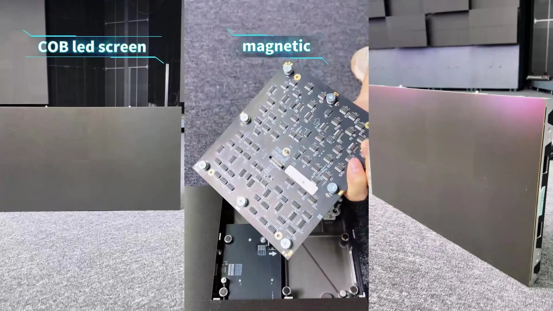 COB surface, magnetic module back and cabinet interface